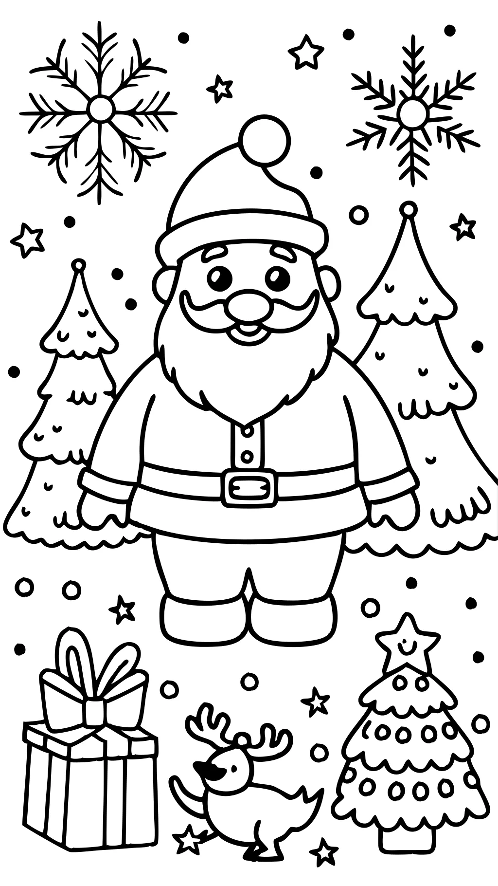 christmas coloring pages santa